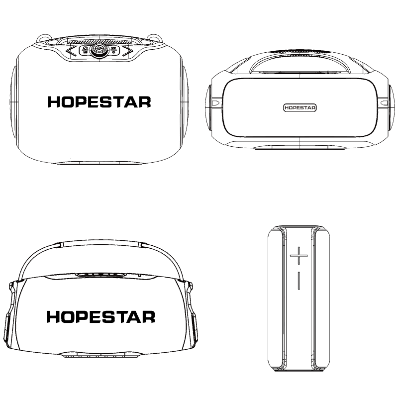 Bluetooth колонки Hopestar